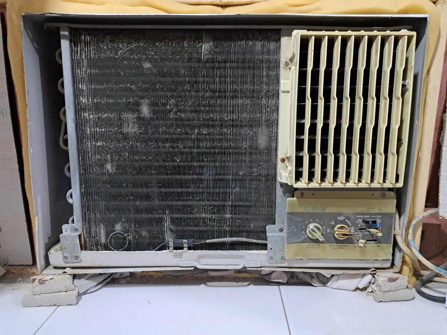 کولر اوجنرال ۱۸ هزار پنجره ای|کولر گازی و فنکوئل|آبپخش, |دیوار