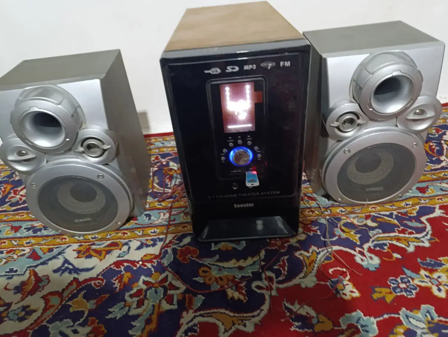 ضبط سناتور با دو عدد بلندگو سامسونگ|سیستم صوتی خانگی|مشهد, پنجتن|دیوار