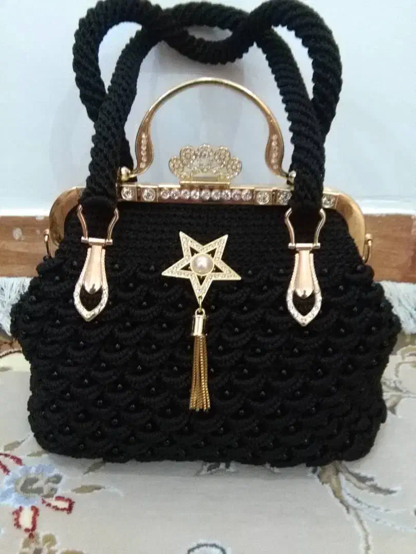کیف مکرومه|کیف، کفش، کمربند|شوشتر, |دیوار