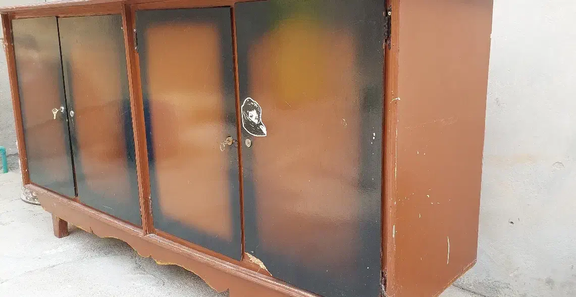 کمد چهار در چوبی|جاکفشی، کمد، دراور|بندر کنگان, |دیوار