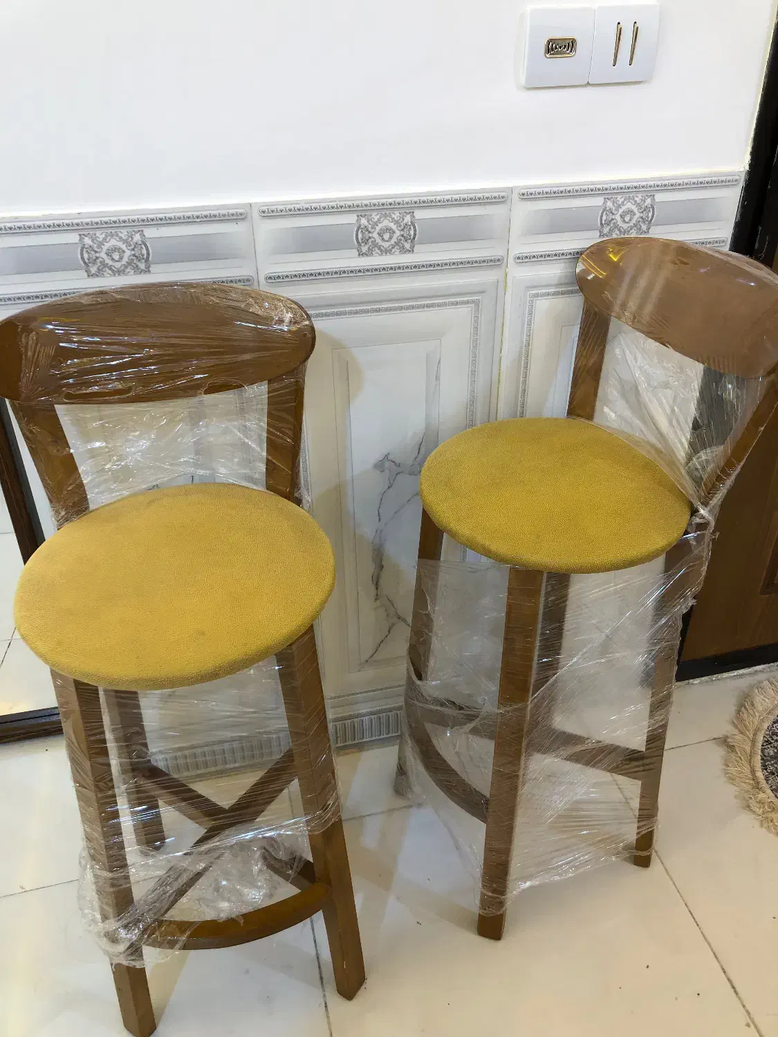 صندلی اپن پایه بلند|میز و صندلی غذاخوری|یاسوج, |دیوار