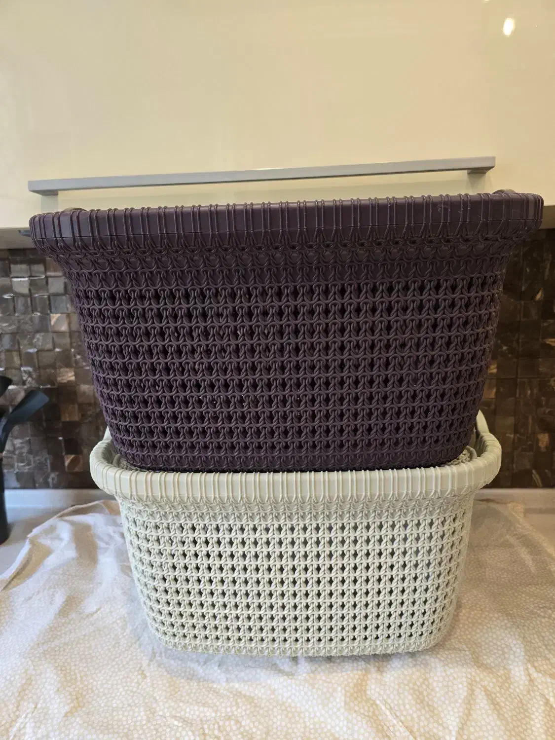 ۲ عدد سبد|ظروف نگهدارنده، پلاستیکی، یک‌بارمصرف|تهران, زعفرانیه|دیوار