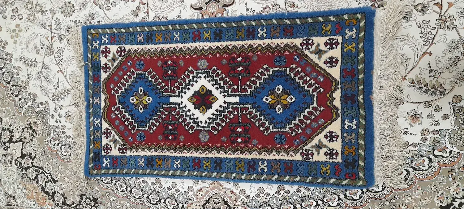 قالیچه دستباف یلدایی و عید|فرش|اصفهان, عمان سامانی|دیوار