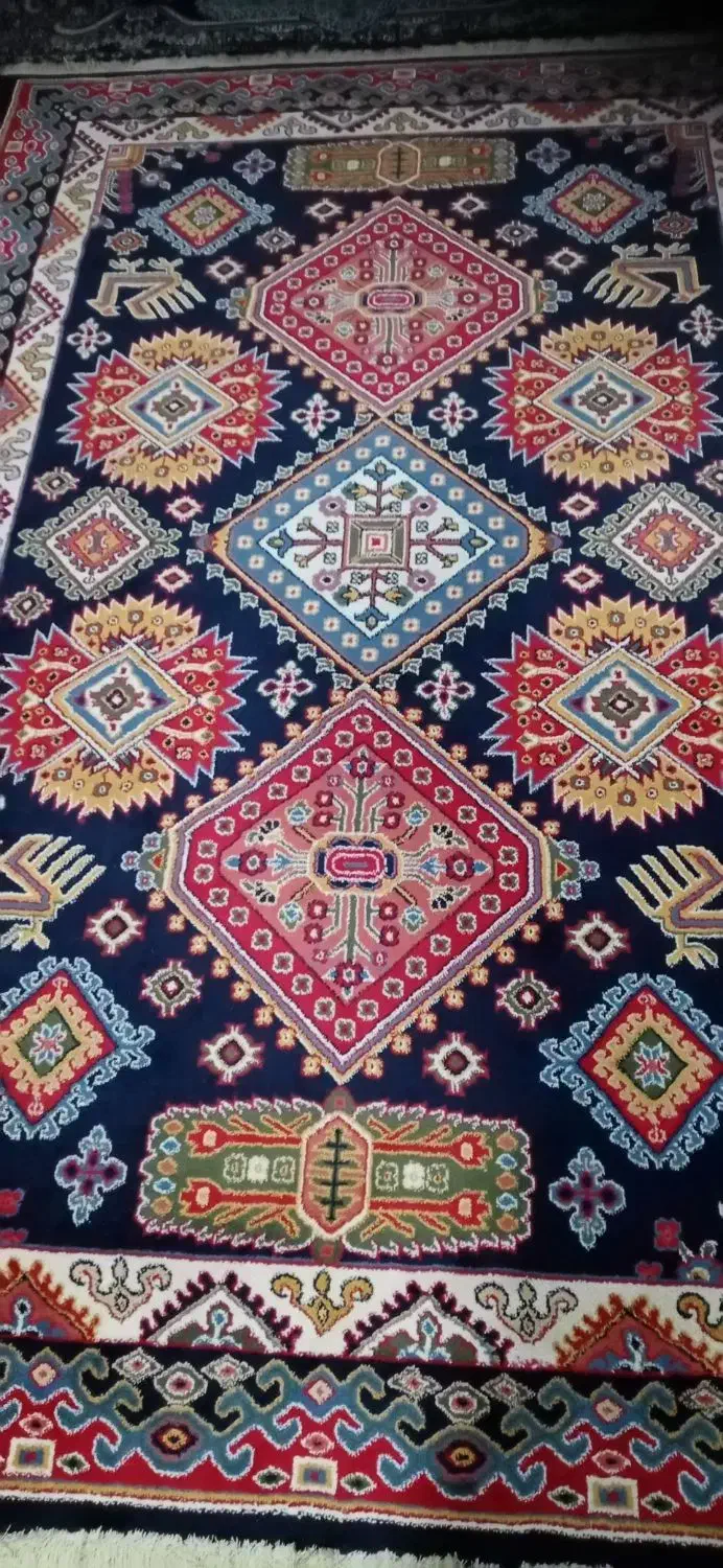 دو جفت گلیم فرش|گلیم، جاجیم، گبه|خرم‌آباد, |دیوار