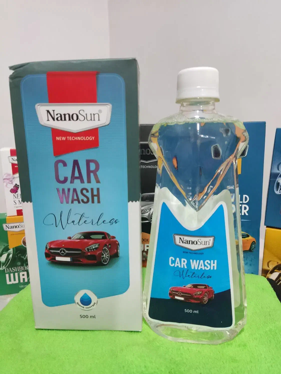 شامپو بدون آب خودرو واترلس  نانوسان فقط ۲۷۹|مواد شوینده و دستمال کاغذی|محمدیه-قزوین, |دیوار