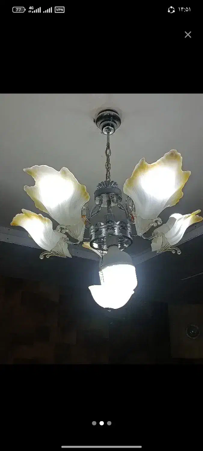 لوستر|لوستر و چراغ آویز|کرمانشاه, |دیوار