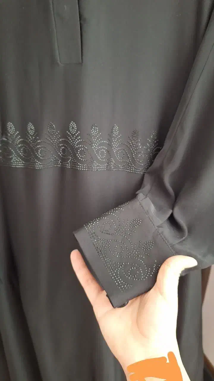 مانتوعبا نگین کاری شده شیک زیرقیمت|لباس|پیر بکران, |دیوار