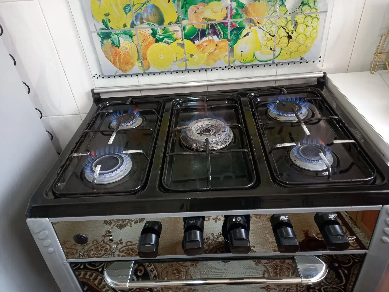 اجاق گاز ۵ شعله|اجاق گاز و لوازم برقی پخت‌وپز|قرچک, باقرآباد|دیوار