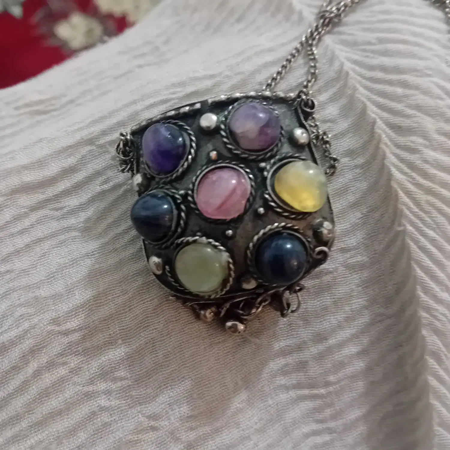 یک عدد گردنبند جا دعا قدیمی|کلکسیون اشیاء عتیقه|گلپایگان, |دیوار