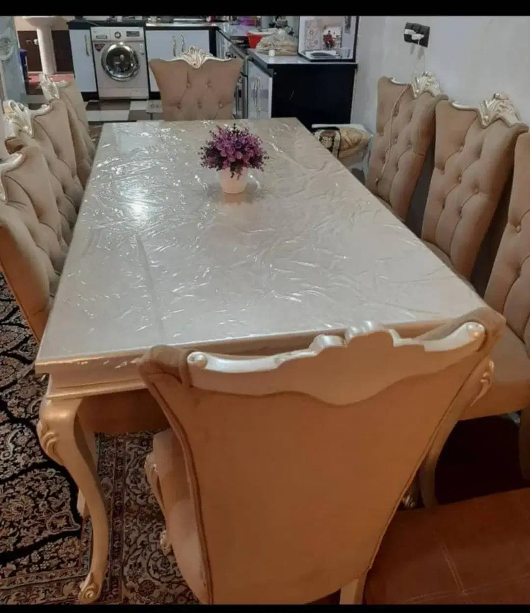 اهوازروستای دغاغله روبه روی کارواش اسمان|میز و صندلی غذاخوری|اهواز, دغاغله|دیوار