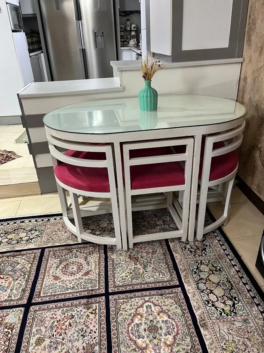 میز ناهار خوری کم جا|میز و صندلی غذاخوری|مشهد, حیدرآباد|دیوار