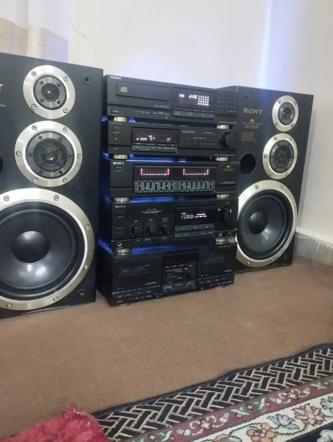 سیستم طبقاتی سونی 725|سیستم صوتی خانگی|اسلامشهر, شهرک لاله|دیوار