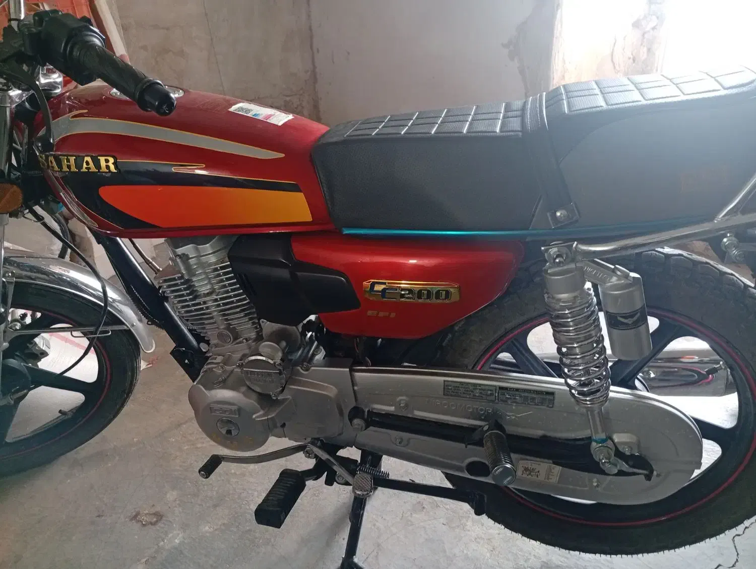 موتور 200 خشک|موتورسیکلت|سده (خراسان جنوبی), |دیوار