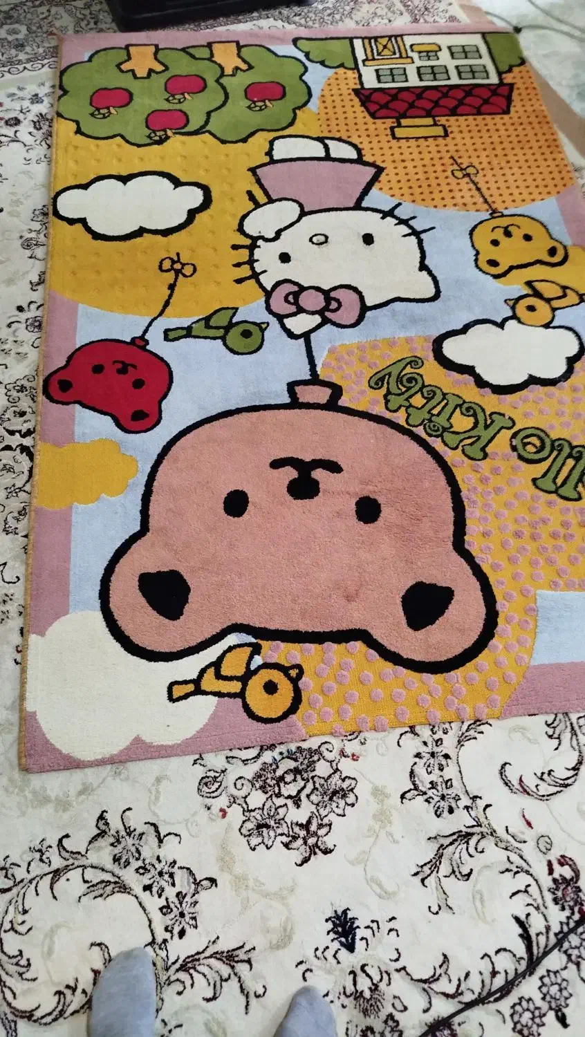 فرش کودک کیتی|فرش|اردبیل, |دیوار