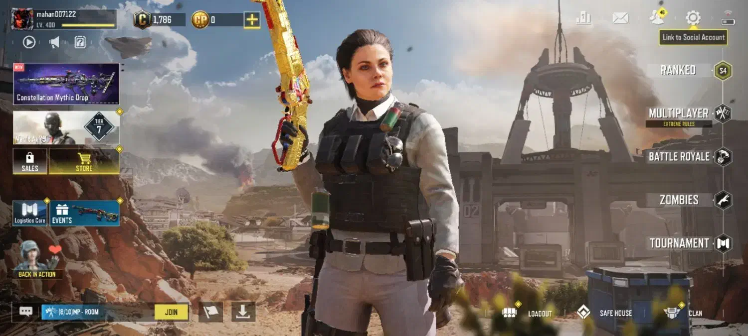 اکانت کالاف لول 400|کنسول، بازی ویدئویی و آنلاین|الیگودرز, |دیوار