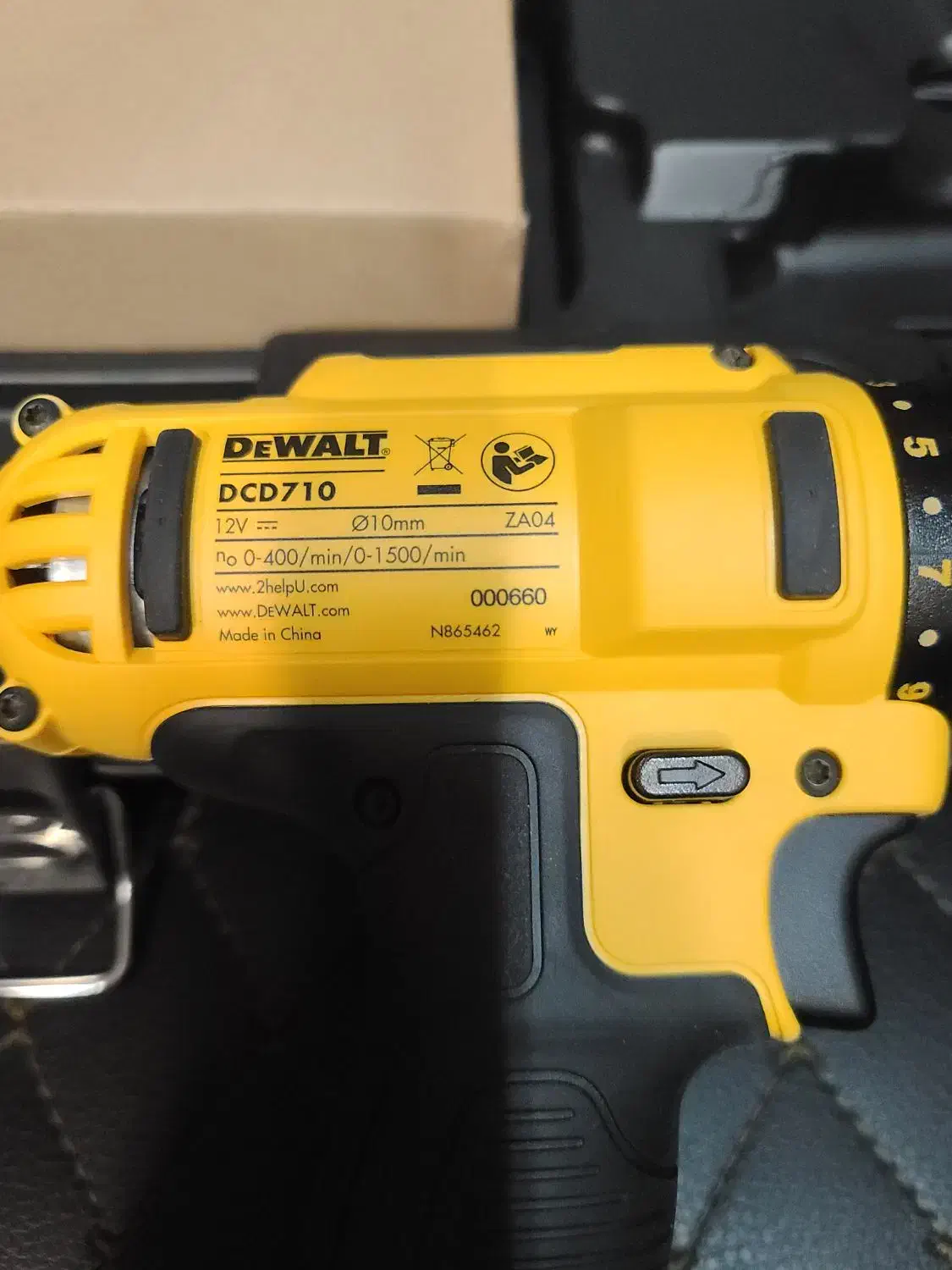 دریل پیچ گوشتی شارژی دیوالت مدل dcd710|ابزارآلات|تهران, شیخ هادی|دیوار