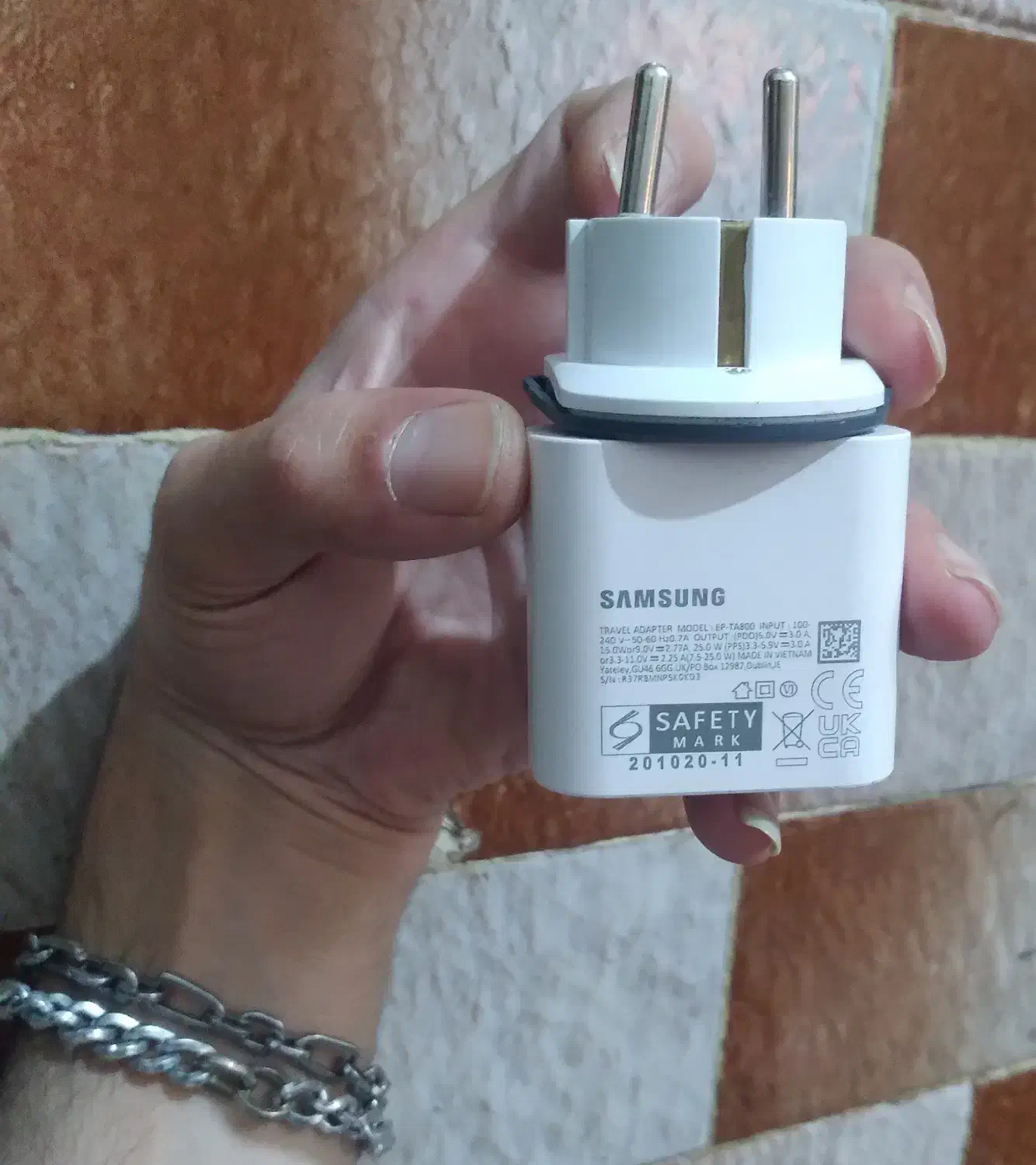 شارژرسامسونگ دوسرتایپ سی سرکارتنی اصل|لوازم جانبی موبایل و تبلت|اردبیل, |دیوار