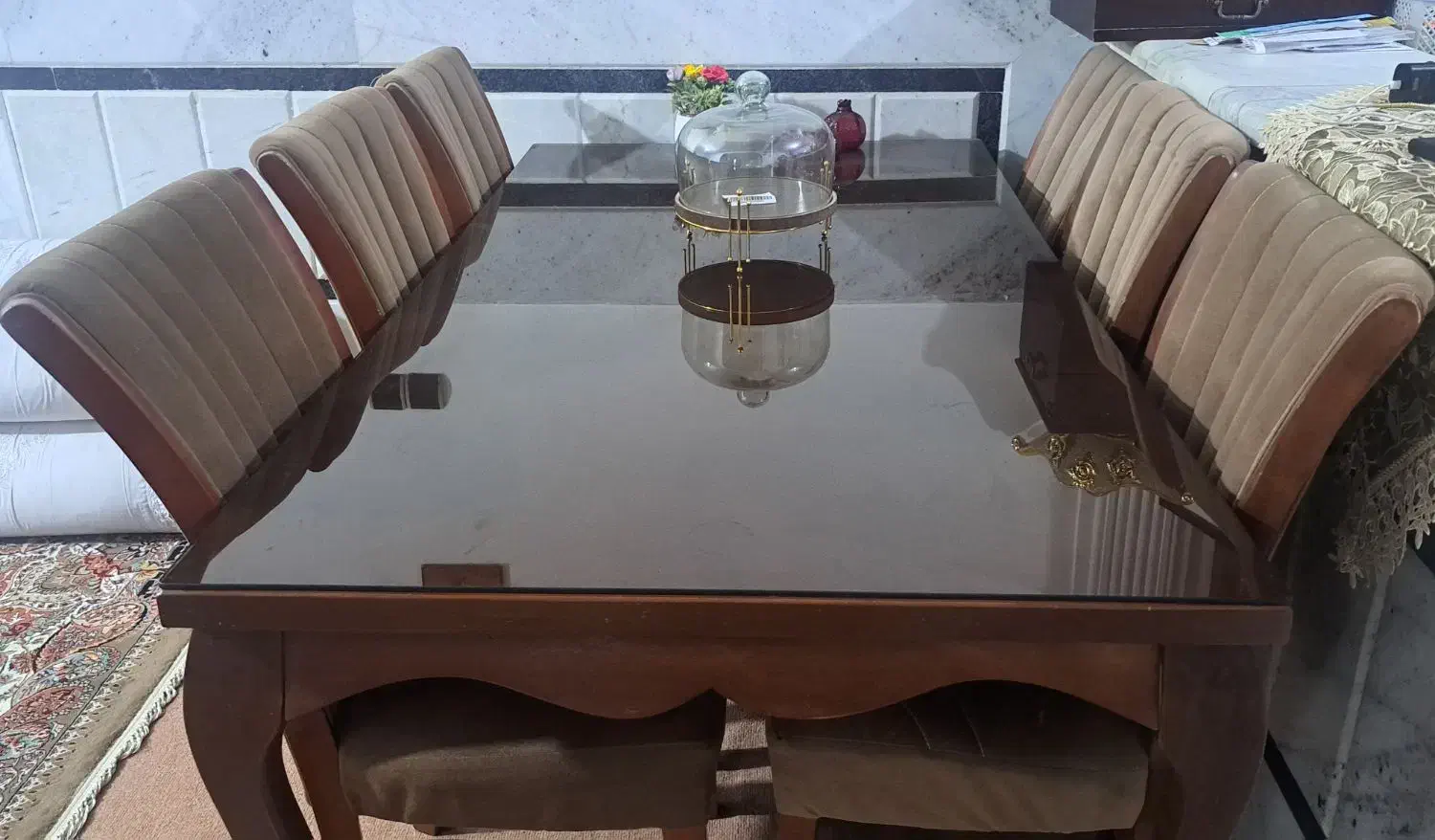 میز ناهارخوری|میز و صندلی غذاخوری|زاهدان, |دیوار