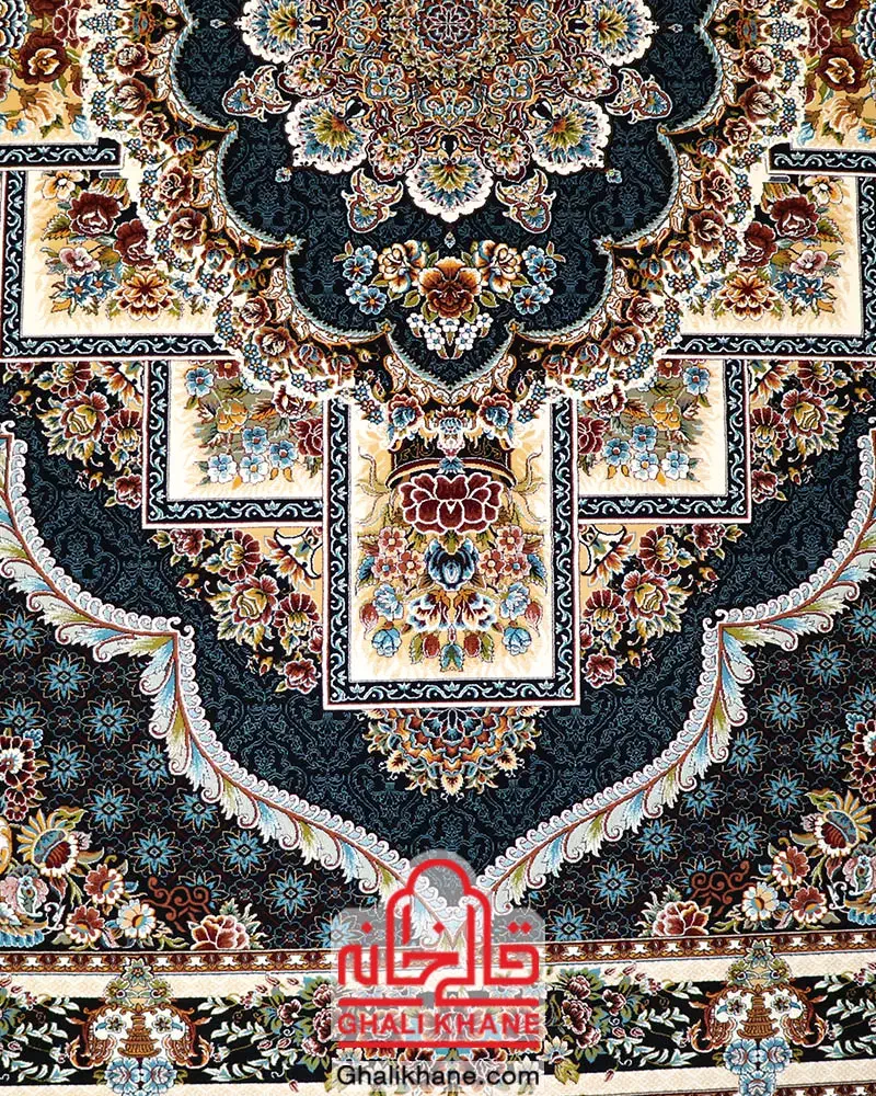 2عددفرش 9متری 700شانه ناردون اصل سورمه ای|فرش|تهران, اتابک|دیوار