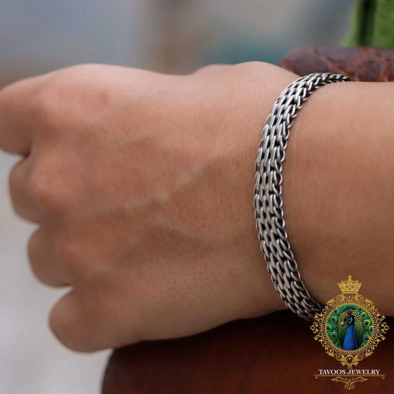 دستبند نقره زنانه مدل رولکسی ـ طراحی خاص و لوکس|جواهرات|زاهدان, |دیوار