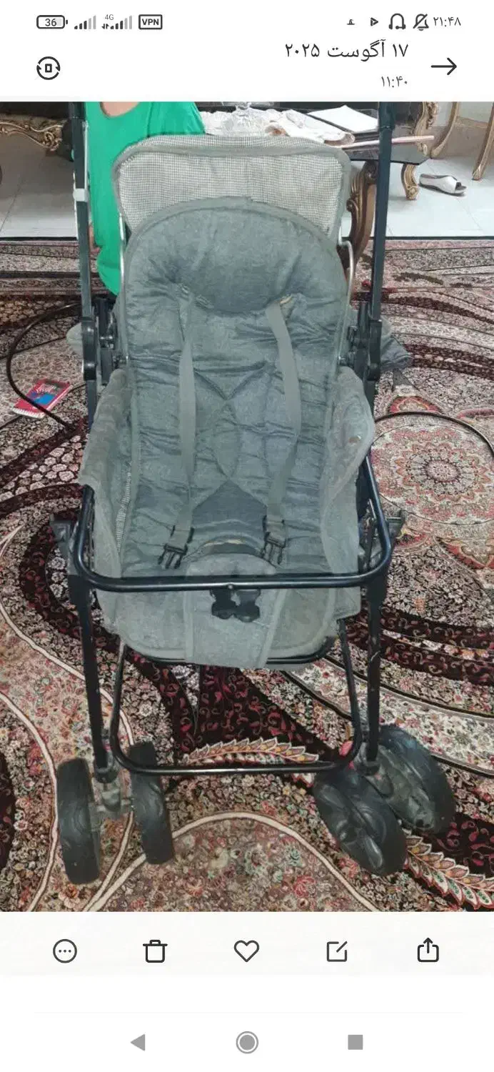 کالسکه تمیز|کالسکه و لوازم جانبی|قم, باجک دو|دیوار