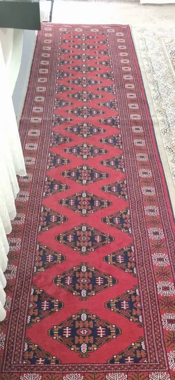 کناره فرش دستباف ترکمنی|فرش|علی‌آباد کتول, |دیوار
