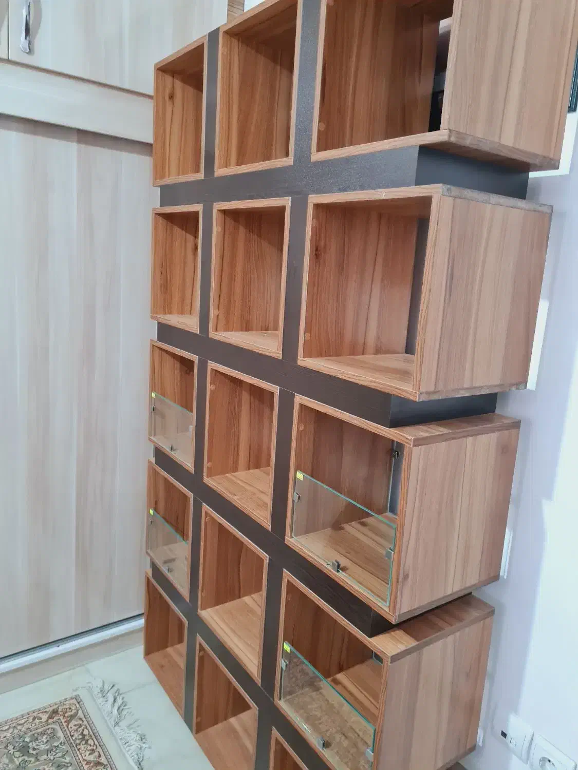 کتابخانه و استند|کتابخانه، شلف، قفسههای دیواری|اردبیل, |دیوار