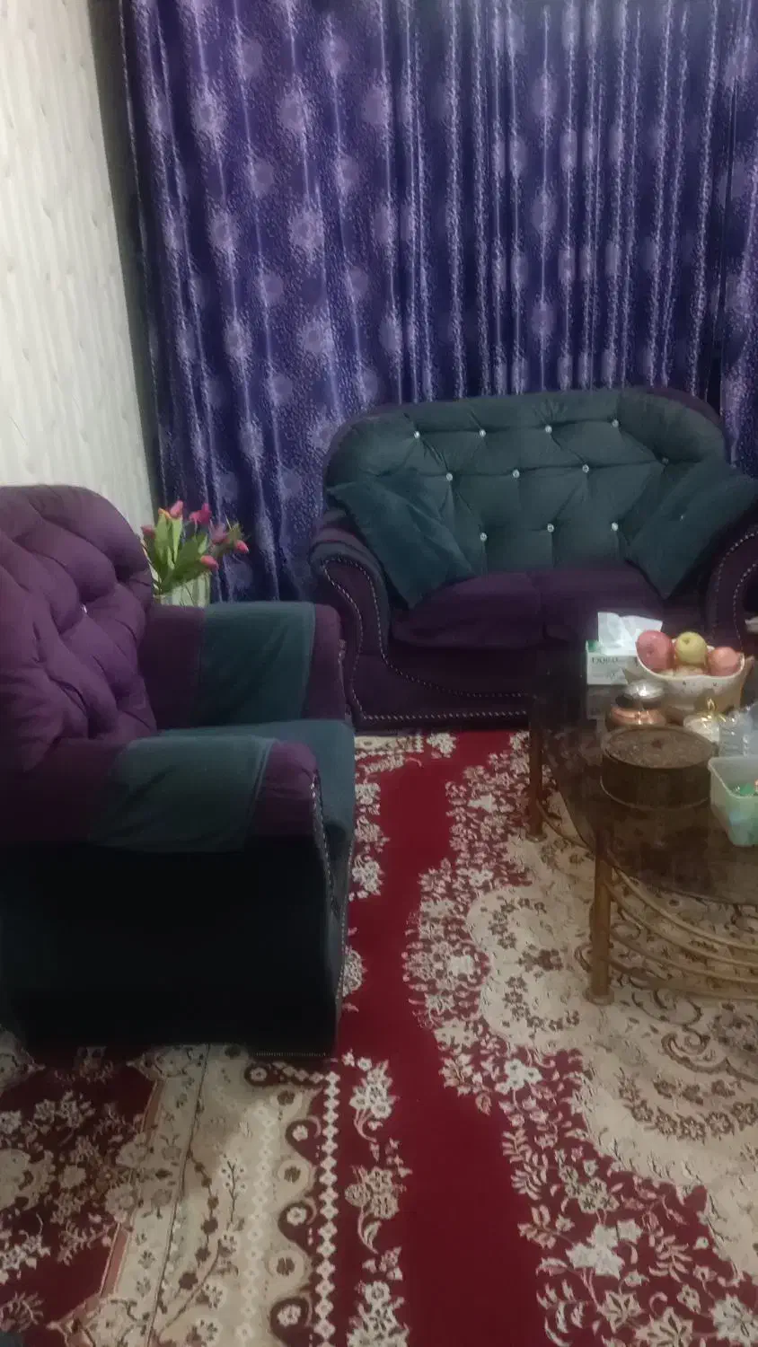 فروش مبلمان همراه با پرده|مبلمان خانگی و میز عسلی|خرمشهر, |دیوار