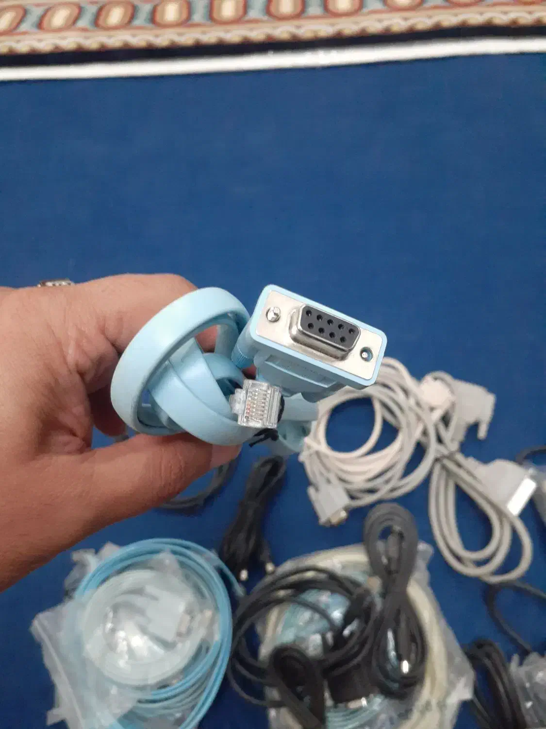 انواع کابل شبکه|مودم و تجهیزات شبکه|قم, علی آباد سعدگان|دیوار