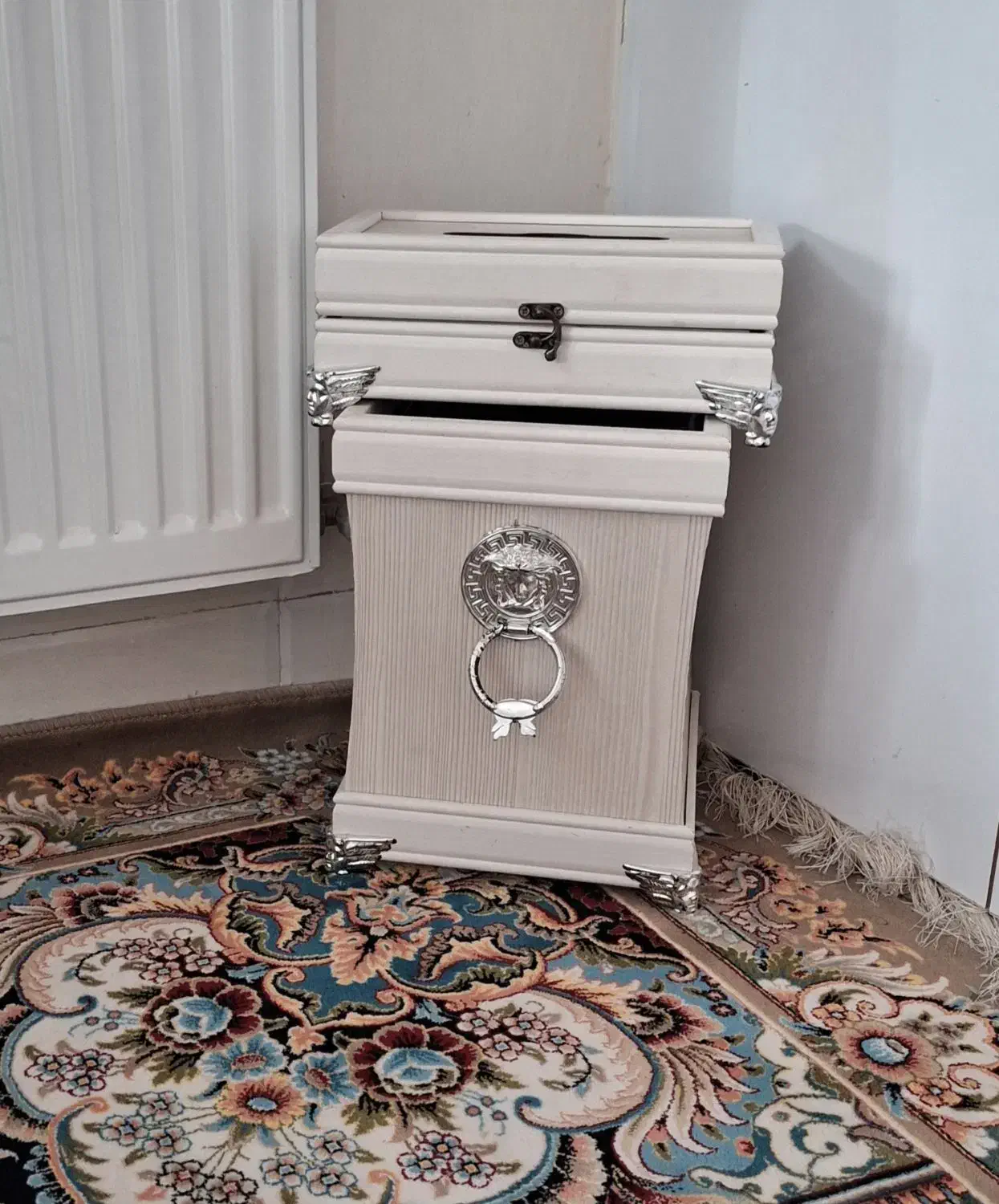 سطل وجادستمال کاغذی|صنایع دستی و سایر لوازم تزئینی|میبد, |دیوار