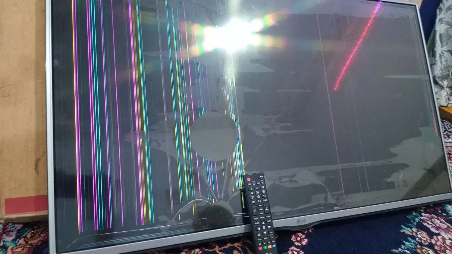 ال ای دی الجی پنل شکسته 42LF550T|تلویزیون و پروژکتور|آبادان, |دیوار