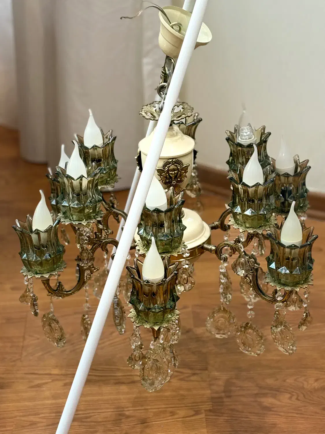 لوستر برنز|لوستر و چراغ آویز|اردبیل, |دیوار