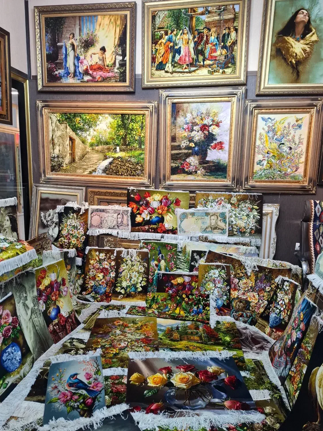 تابلوفرش دستباف تبریز|تابلو فرش|تهران, تهرانسر مرکزی|دیوار