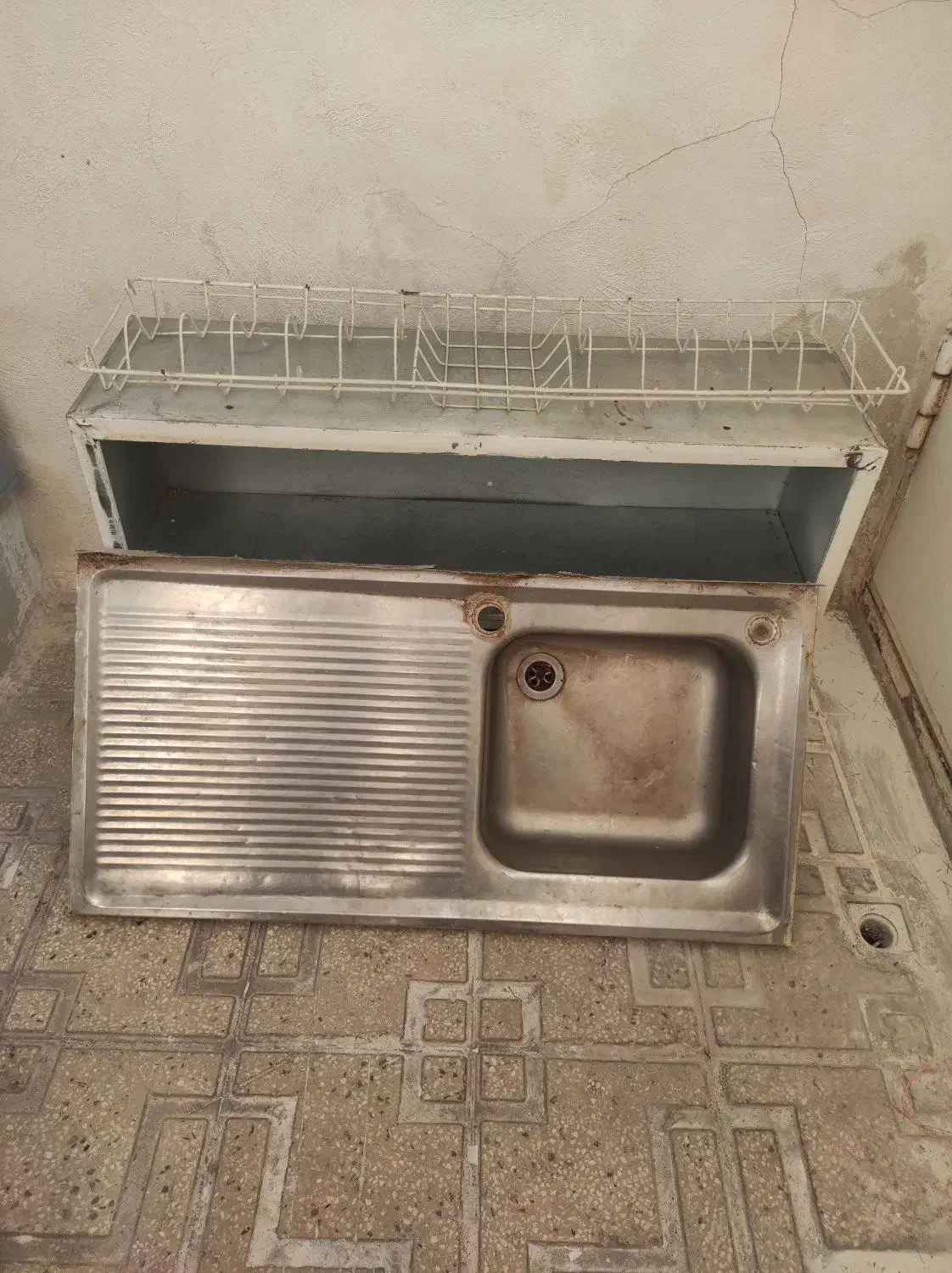 سینک و ابچکان|آب‌چکان و نظم‌دهنده ظروف|ورامین, ورامین|دیوار