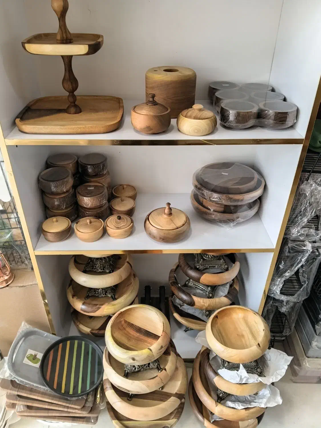 ظروف چوبی|صنایع دستی و سایر لوازم تزئینی|دهگلان, |دیوار