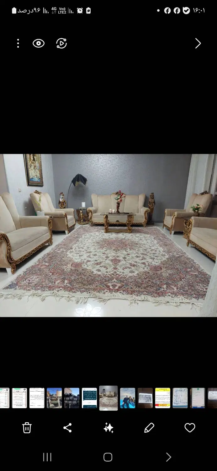 فروش مبل ۹ نفره استیل|مبلمان خانگی و میز عسلی|شیراز, کاراندیش|دیوار
