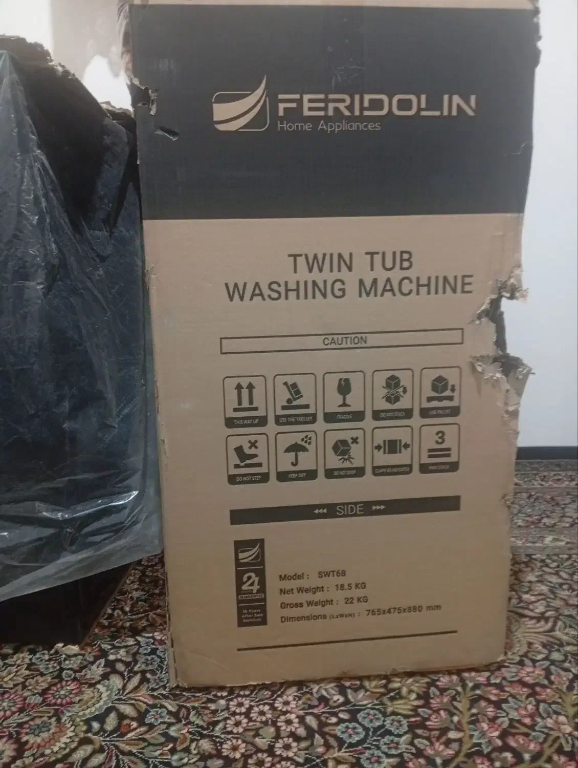 یک عدد لباسشویی دوقلو چهار کیلویی و گاز طرح فر|ماشین لباسشویی و خشک‌کن لباس|کرمان, |دیوار