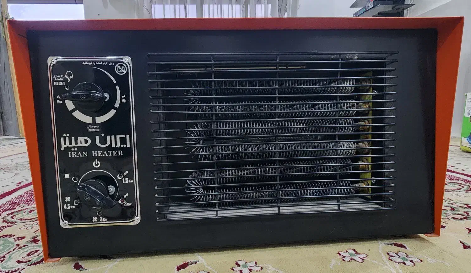 هیتر برقی ۴/۵ kw ایران هیتر تک فاز|بخاری، هیتر، شومینه|صوفیان, |دیوار