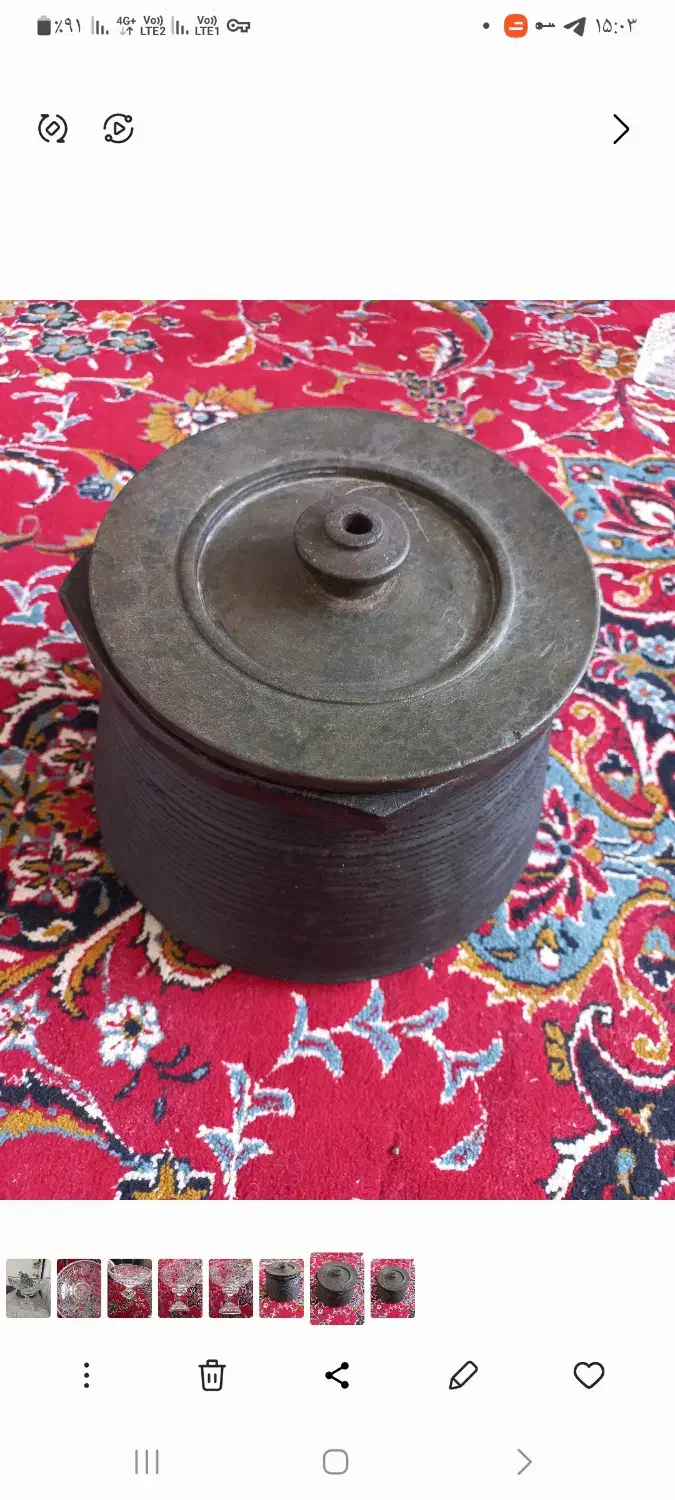 دیگ سنگی|ظروف پخت‌وپز|مشهد, جاهد شهر|دیوار