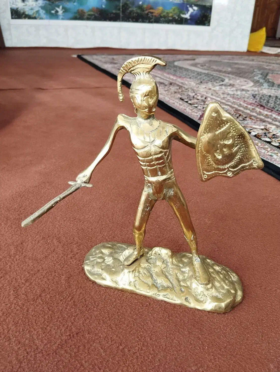 مجسمه برنزی سرباز رومی|مجسمه، تندیس، ماکت|اردبیل, |دیوار