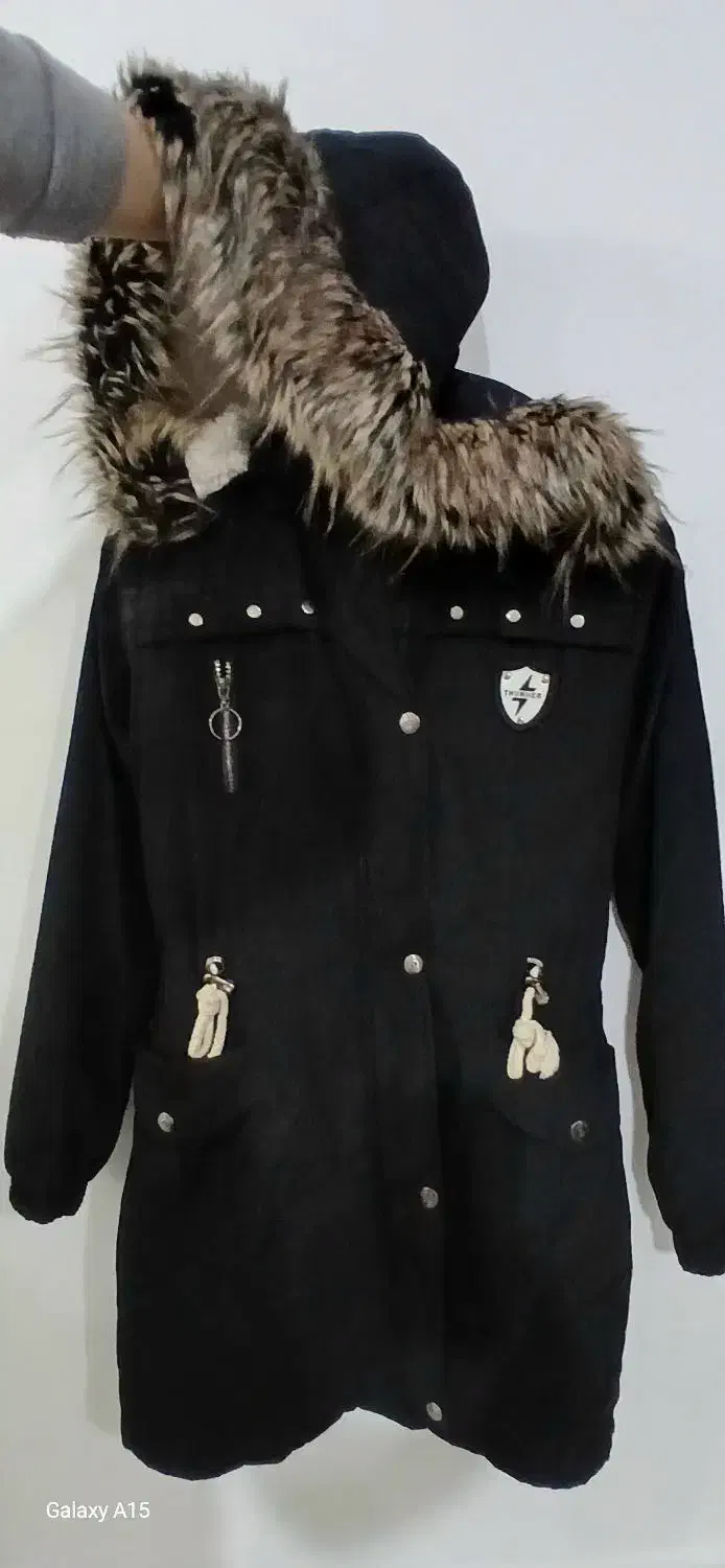 دوعددپالتو دخترانه سفیدومشکی یک عددشلوارلی وبلوز|لباس|شهریار, شهریار|دیوار