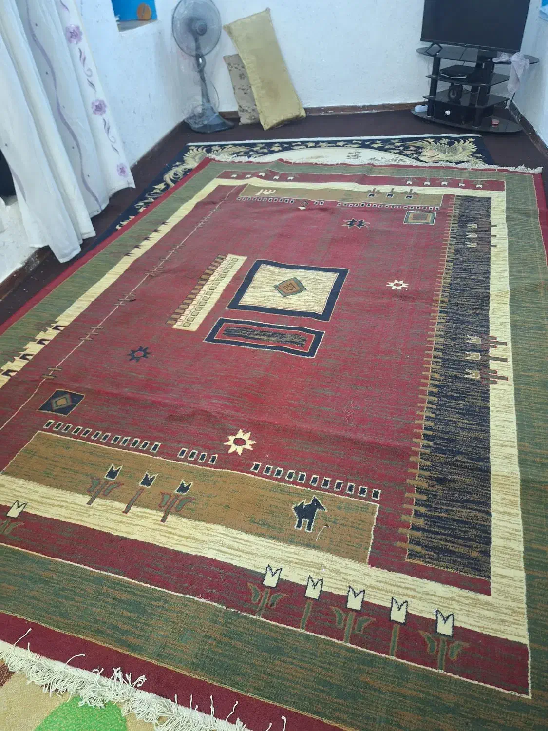 فرش|فرش|مسجد سلیمان, |دیوار