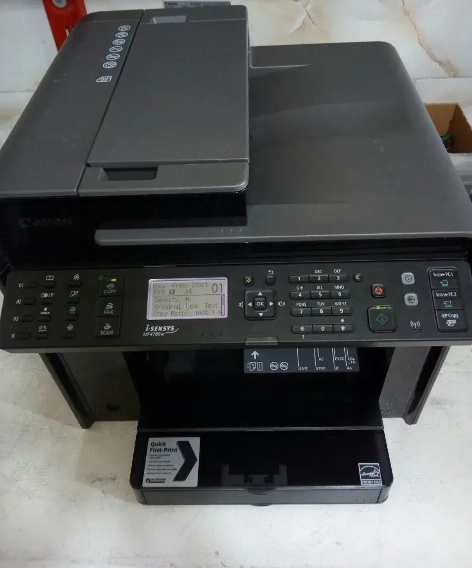پرینتر چهار کاره وایرلس canon mf4780w|پرینتر، اسکنر، کپی، فکس|قرچک, ولی آباد|دیوار
