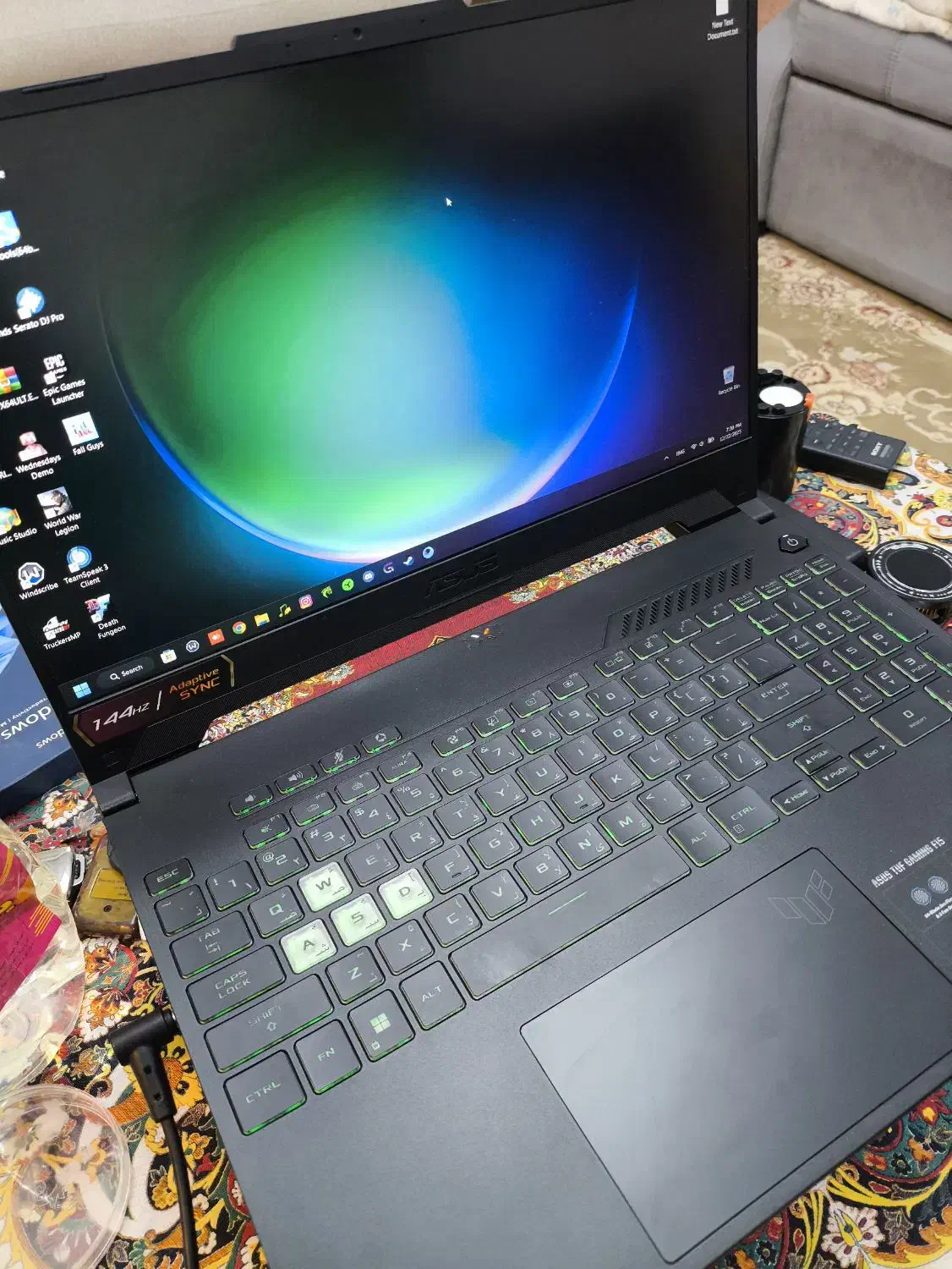 لپ تاپ تاف ایسوس مدل FX507 ZC|رایانه همراه|تهران, پرستار|دیوار