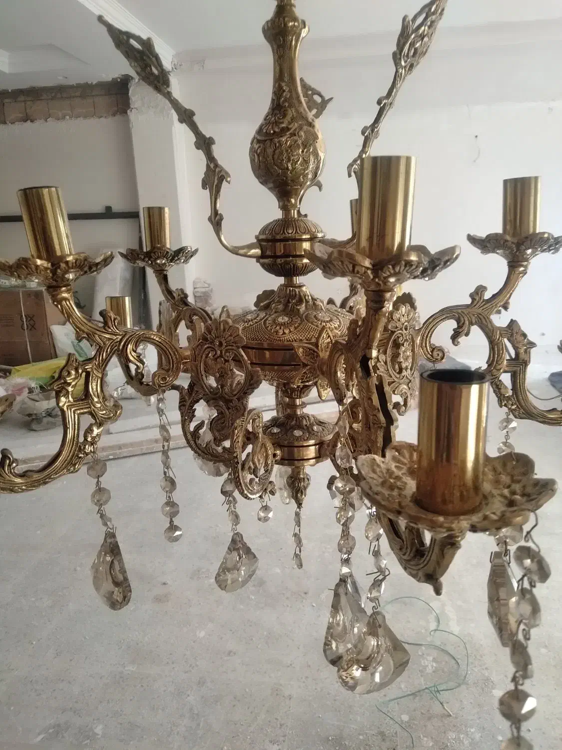 ۲تا۵شاخه۱تا۴شاخه برنز|لوستر و چراغ آویز|تهران, سازمان آب|دیوار