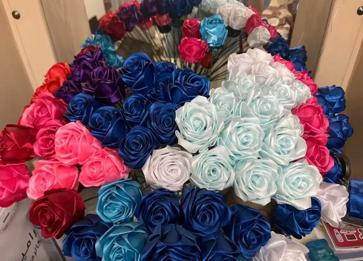 ۷۴ گل روبانی|گل مصنوعی|تهران, سنائی|دیوار