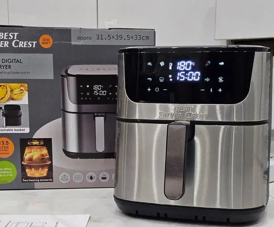 سرخ کن هواپز۱۳.۵لیتر ۲المنت۲سبدبدونروغن سیلورکرست|اجاق گاز و لوازم برقی پختوپز|اصفهان, پروین|دیوار