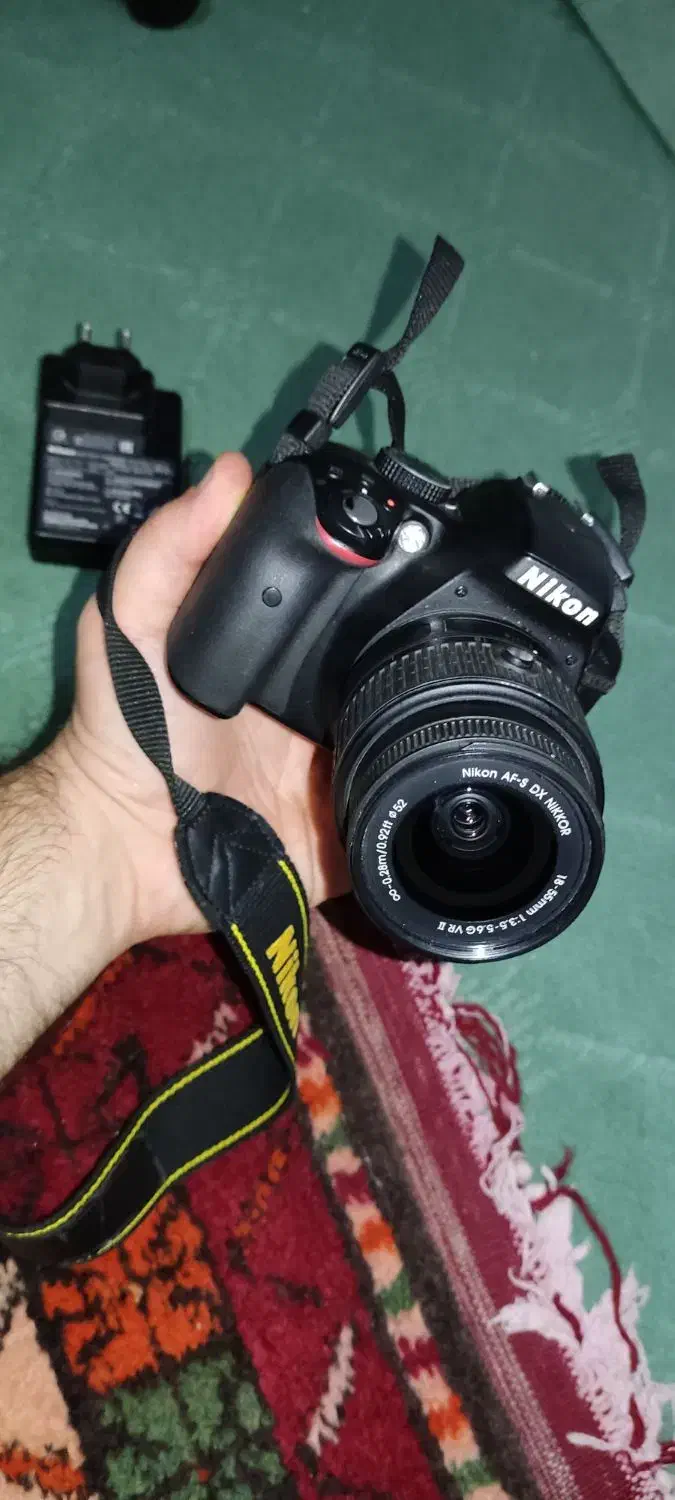 دوربین نیکون مدل D3300 کم کار معاوضه با موتور برقی|دوربین عکاسی و فیلمبرداری|بجنورد, |دیوار