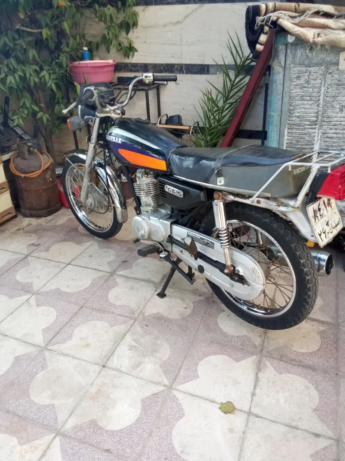 مزایده پلاک قدیم با برگه مزایده وپلاک سالم خوش نفس|موتورسیکلت|شیراز, تندگویان|دیوار