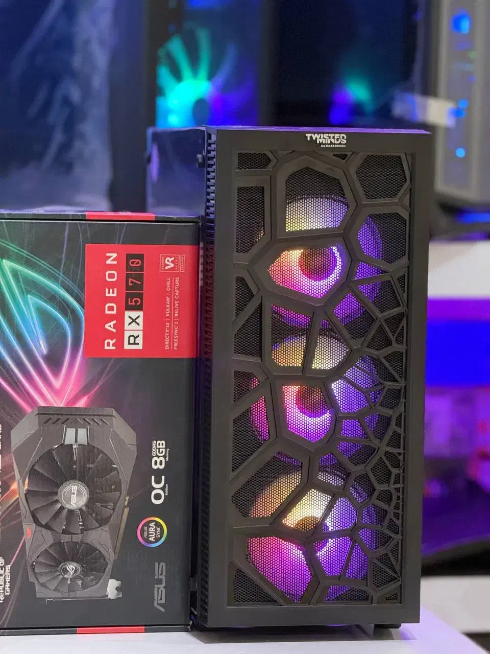 کیس گیمینگ I310100F + کارت Asus ROG 8GB رم 16|رایانه رومیزی|مشهد, آبکوه|دیوار